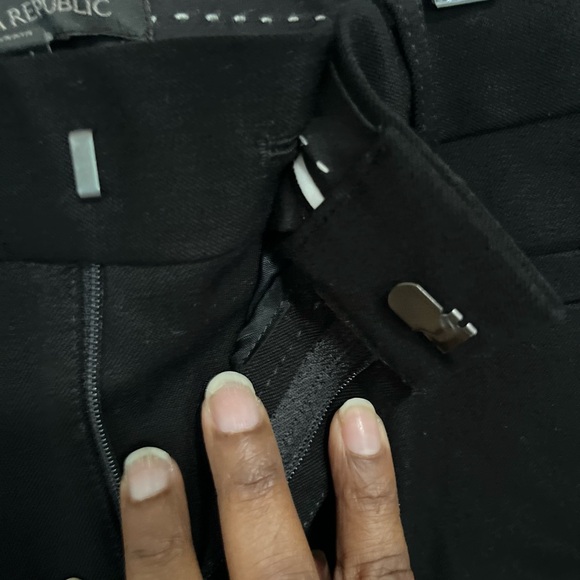 NWT Banana Republic Midnight Black Sloan Ankle Pants Women’s Size 4 - Picture 5 of 8